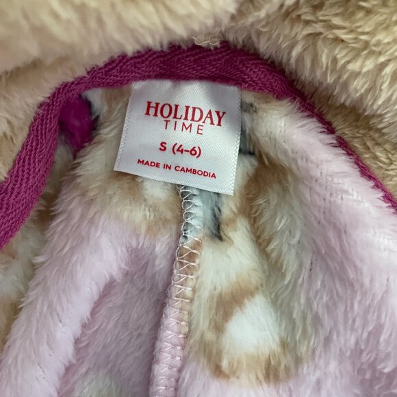 Holiday Time Pink Bear ADULT Onsie Pajamas - Picture 9 of 9